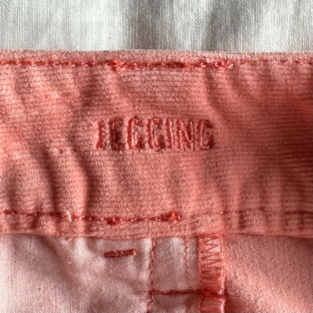 American Eagle Outfitters Pants Jeggings 14 Pink Super Stretch Low Corduroy EUC - Picture 10 of 13